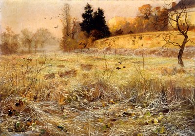 La escarcha, c.1900 de Frits Thaulow