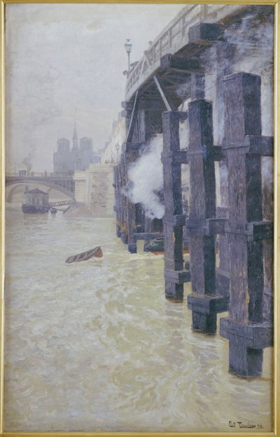 El Sena en diciembre, 1893 de Frits Thaulow