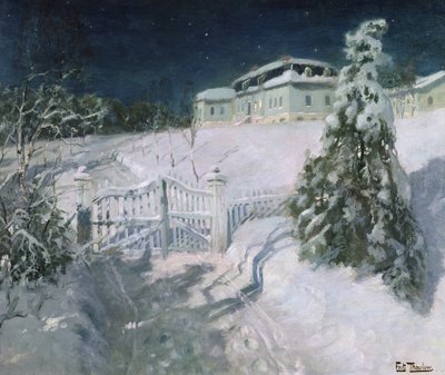 Sin título (óleo sobre lienzo) de Fritz Thaulow