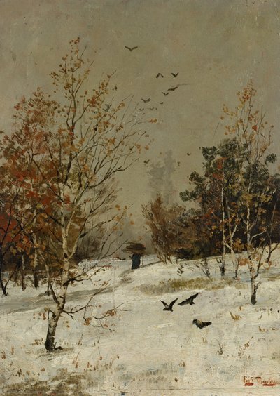 Invierno, c.1876 de Fritz Thaulow