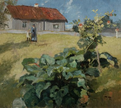 Mujer y niño, c.1892 de Fritz Thaulow