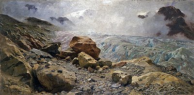 Glaciar de Fritz Wilhelm Rabending