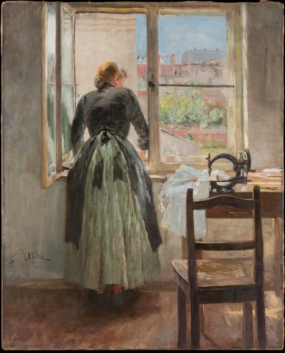Junto a la ventana de Fritz von Uhde