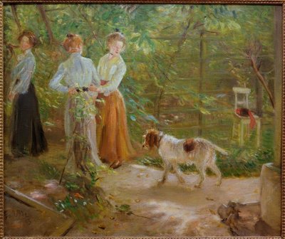 El camino del jardín de Fritz von Uhde