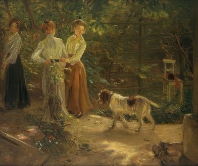 El camino del jardín de Fritz von Uhde