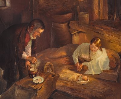 En la Noche Santa de Fritz von Uhde
