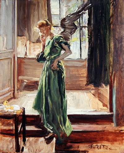 Modelo Descansando de Fritz von Uhde