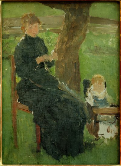 Madre e hijo de Fritz von Uhde