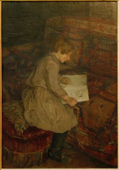 Dos hijas del artista de Fritz von Uhde