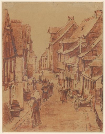 Calle de un pueblo alemán de Froukje Wartena