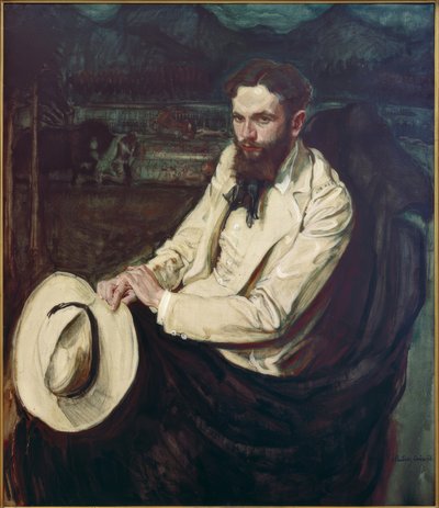 Retrato del poeta Leopold Staff de Fryderyk Pautsch