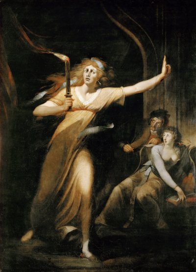 Lady Macbeth caminando en su sueño de Füssli
