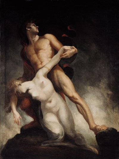 Visión del diluvio, c. 1800 de Füssli