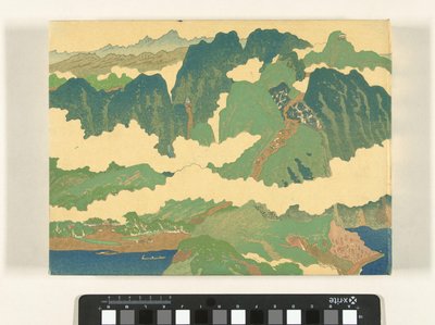 La parte del río azul
Yosuko no maki (título en el objeto) de Fukuda Bisen