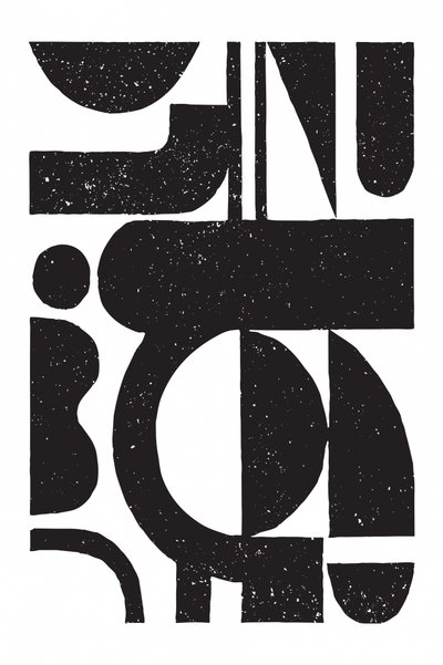 Formas abstractas con textura de Fun Qui