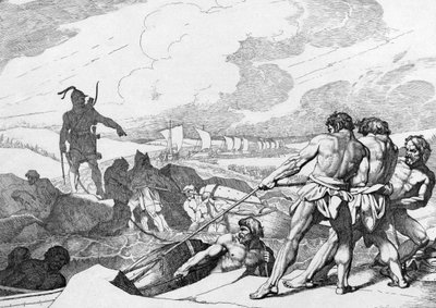 Campaña de Oleg de Nóvgorod contra Constantinopla, antes de 1839 de Fyodor Antonovich Bruni