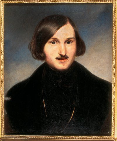 Retrato de Nikolai Gogol, principios de la década de 1840 de Fyodor Antonovich Moller