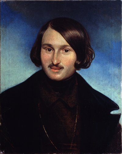 Retrato de la autora Nikolai Gogol de Fyodor Antonovich Moller