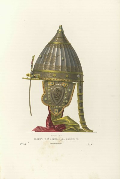 Casco de Alejandro Nevski, 1840s de Fyodor Grigoryevich Solntsev