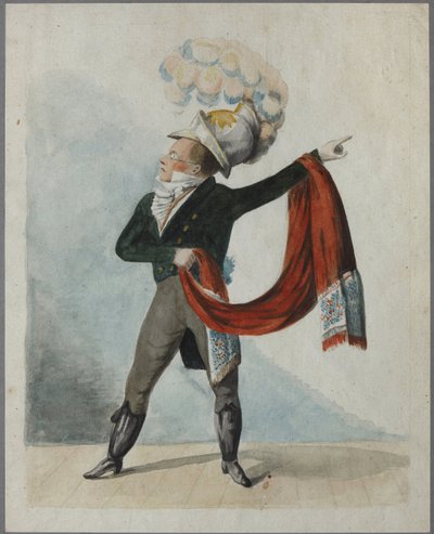 Fyodor Fyodorovich Kokoshkin (1773-1838) par Sotnikov, Fyodor Grigoryevich (activo a principios del siglo XIX). Acuarela sobre papel, Primer cuarto del siglo XIX, Museo Estatal de A.S. Pushkin, Moscú de Fyodor Grigoryevich Sotnikov