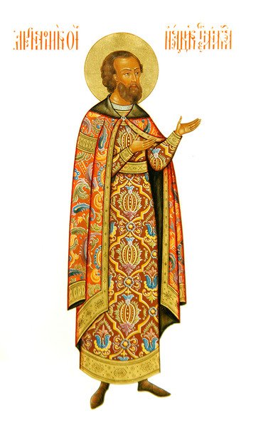 Gran Príncipe Andrei Ioannovich Bogolyubsky, c.1825-50 de Fyodor Solntsev