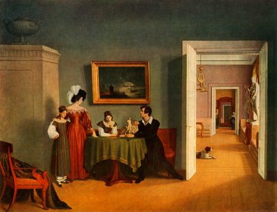 Retrato de familia, 1830, 1965 de Fyodor Tolstoy