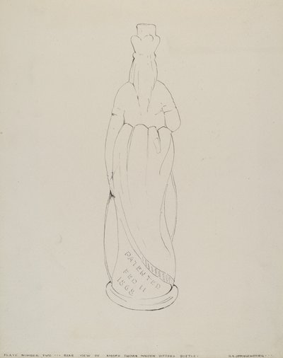 Botella de amargos (India) de G.A. Spangenberg