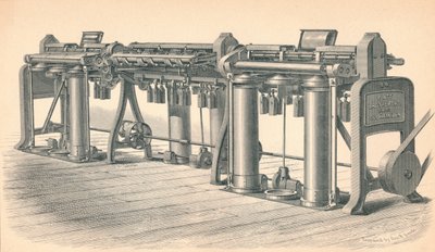 Marco de dibujo, por Platt, Brothers & Co. Oldham, 1874 de GB Smith