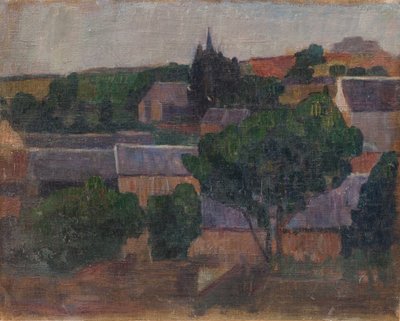 Pueblo en Bretaña de G.F. Clement