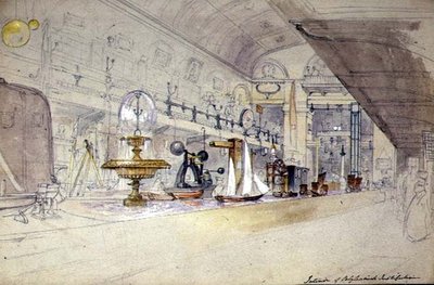 Interior del Polytechnic de Regent Street, c.1847 de G.F. Sargent