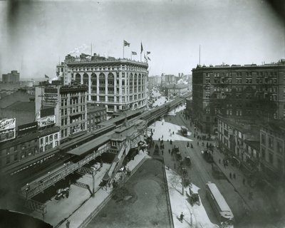 Broadway, norte desde la calle 32, Ciudad de Nueva York de G.P. Hall und Sohn