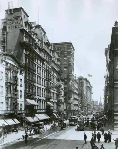 Broadway mirando al norte desde Bond Street, Ciudad de Nueva York de G.P. Hall und Sohn