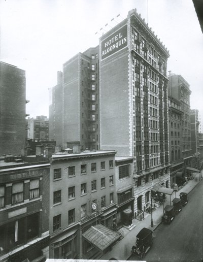 Hotel Algonquin, West 44th Street, Nueva York de G.P. Hall und Sohn