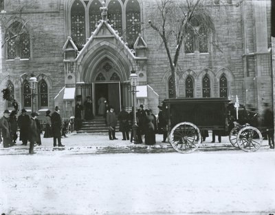 Funeral de la Sra. Gilbert, Iglesia Reformada Holandesa de Bloomingdale, Ciudad de Nueva York de G.P. Hall und Sohn