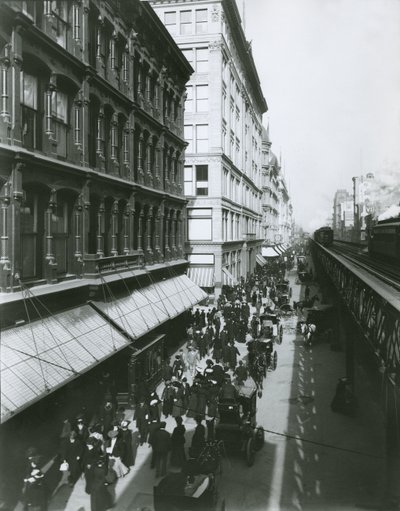 Sexta Avenida entre las calles 23 y 18, Ciudad de Nueva York de G.P. Hall und Sohn