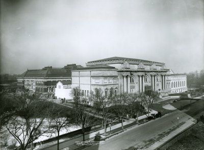 El Museo Metropolitano de Arte desde el sureste, Ciudad de Nueva York, 1909 de G.P. Hall und Sohn