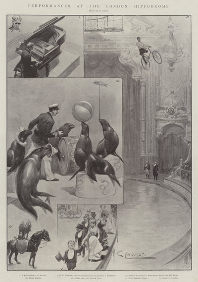 Actuaciones en el London Hippodrome de G.S. Amato