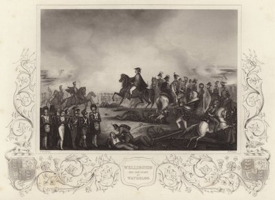 El Duque de Wellington y su estado mayor en Waterloo de G.W. Terry
