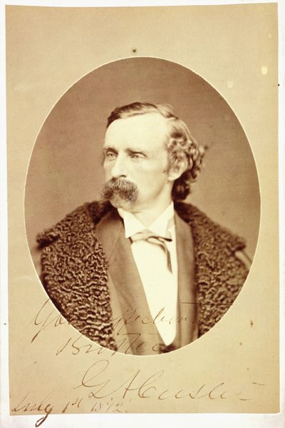 Retrato de gabinete de George Armstrong Custer, firmado y dedicado a su hermano, Tom Custer de G. A. Custer
