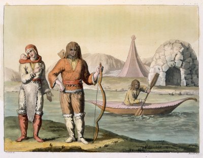 Esquimales en la bahía de Hudson, de 