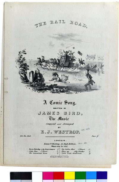 Carretera ferroviaria. Una canción cómica de G. E. Madeley