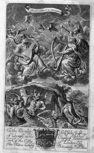 Escena del Cielo y el Infierno, ilustración de la introducción al Libro 1 Parte 3 de 