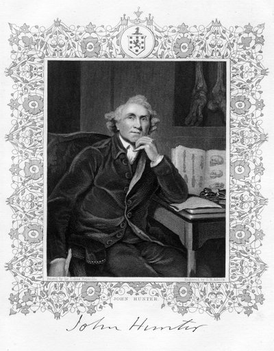 John Hunter 1728-1793, cirujano escocés, siglo XIX de G. H. Adcock