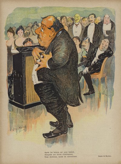 Ilustración para Le Rire de G. Kadell