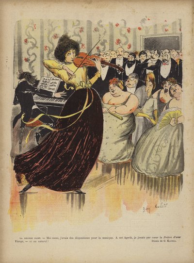 Ilustración para Le Rire de G. Kadell