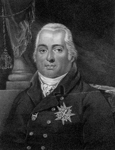 Luis XVIII, Rey de Francia, siglo XIX de G. Kellaway