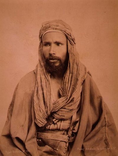 Retrato de un beduino egipcio de G. Lekegian