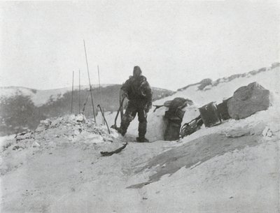 Browning en la Puerta del Igloo, 1912, 1913 de G. Murray Levick