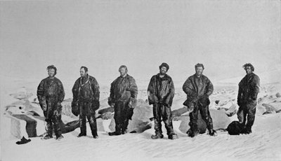 Grupo Después del Invierno en el Iglú, 1912 de G. Murray Levick
