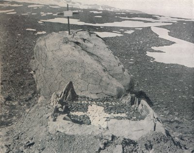 Tumba de Hansen en el Cabo Adare, 1911, 1913 de G. Murray Levick